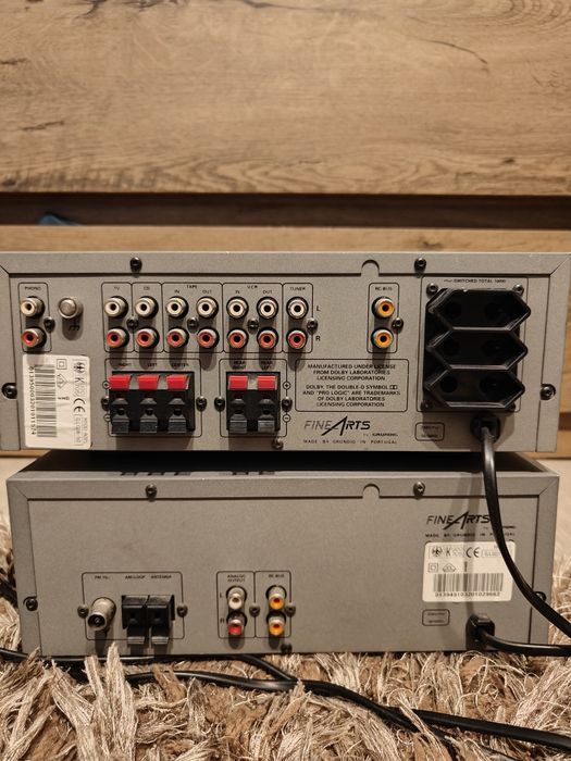 Amplificator+ tuner Dual CV 121 și amplificator + tuner Grunding Fine
