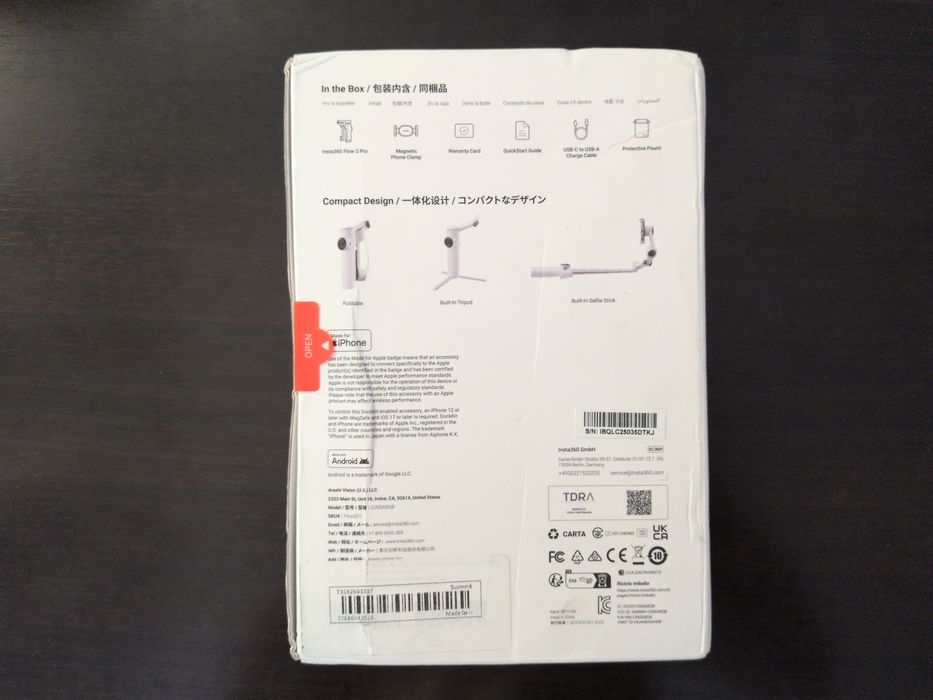 OFERTĂ! Insta360 Flow 2 Pro Alb | Gimbal telefon