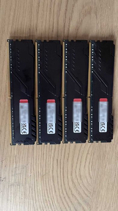 RAM Kingston FURY Beast 32GB (4x8GB) DDR4 3200 CL16 KF432C16BBK4/32