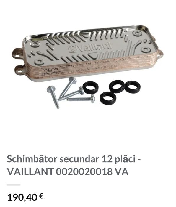 Schimbator de caldura vaillant