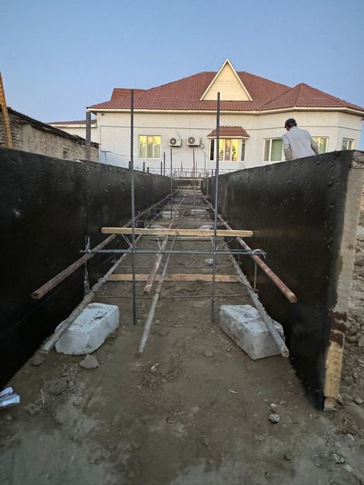 Фундамент,ограждение куямыз