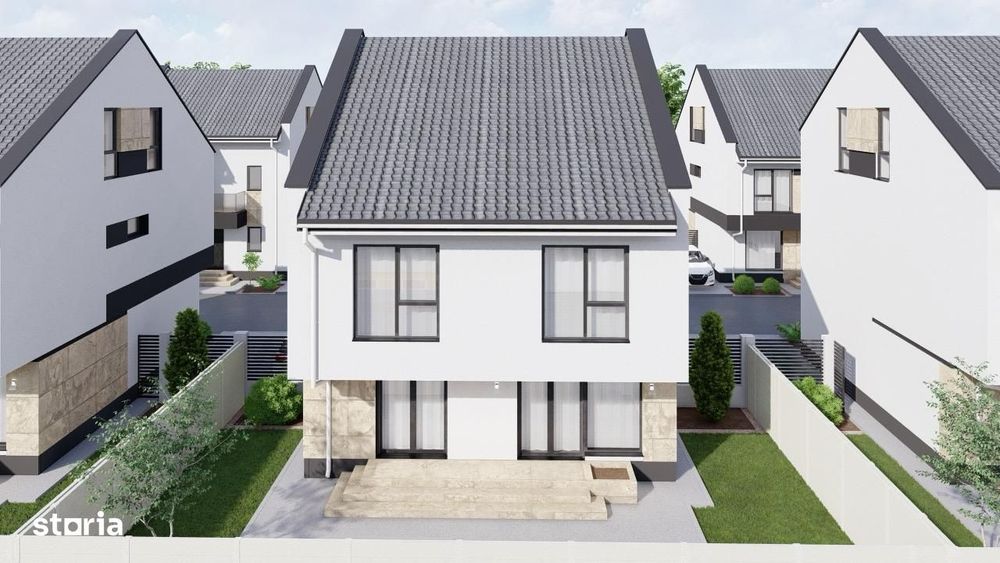 Vila modernă P+1E+M - Complex Rezidential – Bragadiru- Zona de TOP! - Więcej