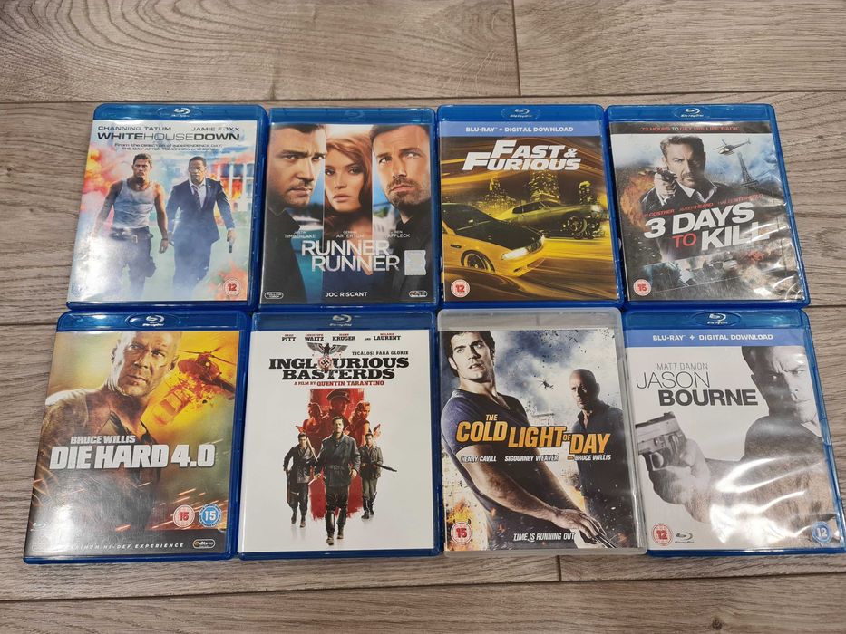 filme blu ray  in stare impecabila. 65 bucati