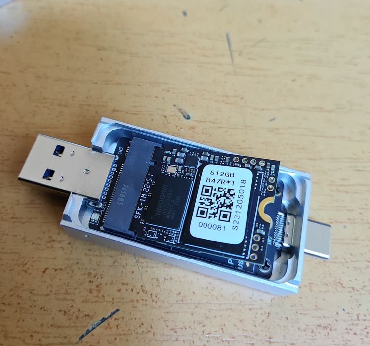 Adaptor Carcasa USB 3.2 Gen 2 10G to Nvme SSD Disk M.2 2230
