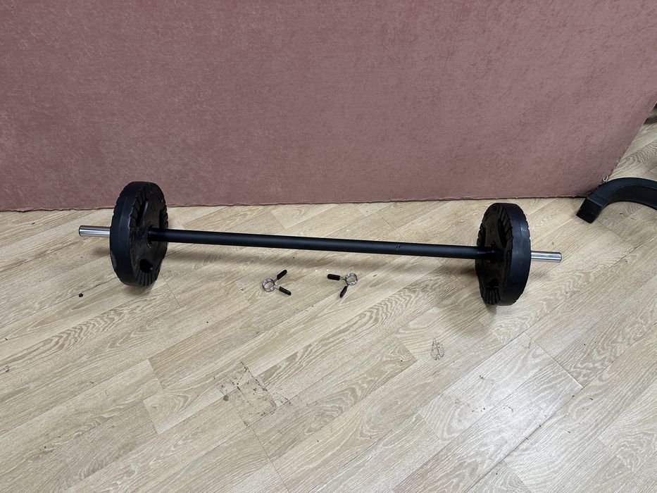 Bara haltera+discuri 2x5 kg=10 kg noi germani pret promo