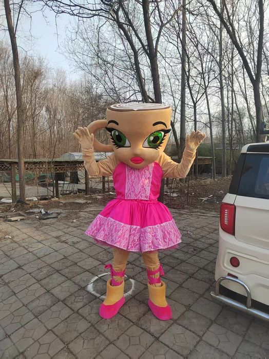 Costume Cosplay Mascote de Balerina Cappucina  delux versiune, nou