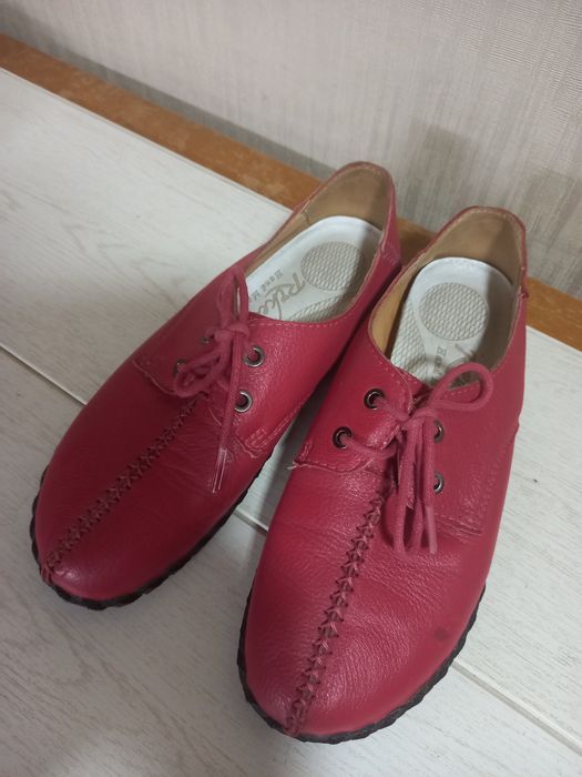 Женские макасины кожаные