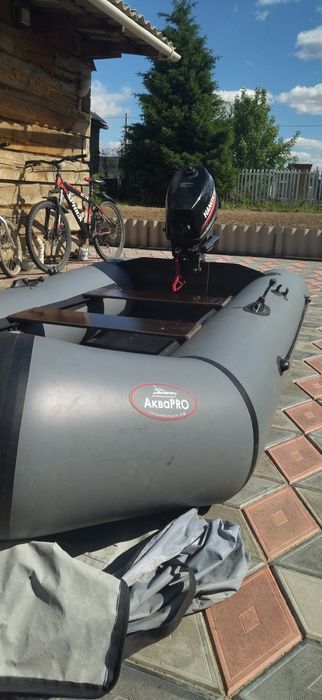 Продам лодку с мотором ханкай 6.