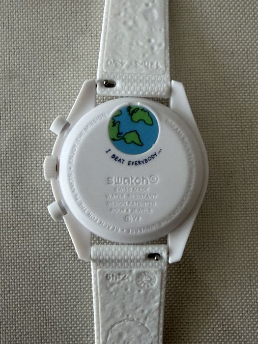 Omega x Swatch Mission To Earthphase Moonshine Gold “Cold Moon”