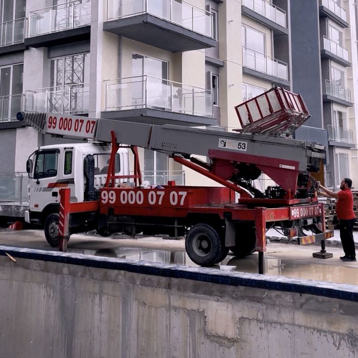 Avtolift Автовышка Автолифт хизмати Vishka Aftolift Автолифт 53м гача