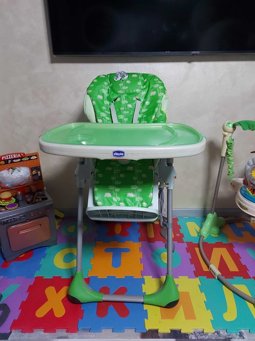 Детско столче за хранене Chicco Gear Polly 2 Start, 4 колела