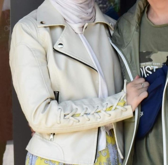 Кожаная косуха женская