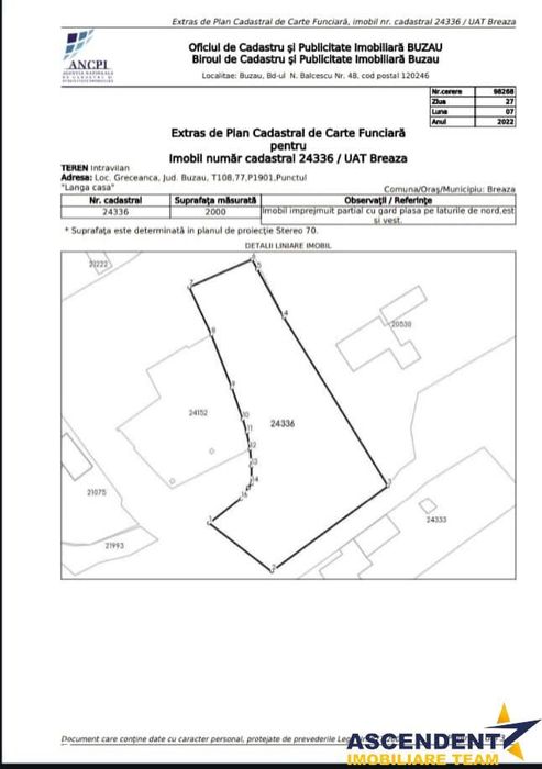 2.000mp teren,acces facil,recomandat constructie casa,Central,Greceanc