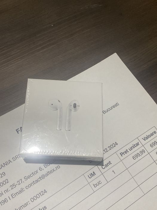 Airpods 2 noi cu factura