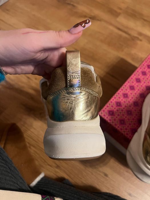 Adidasi Aurii Tory Burch