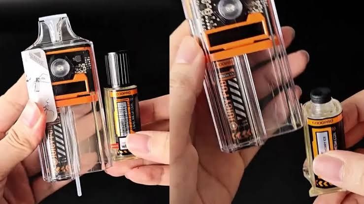 Vape 6000 Puffs Reincarcabil Display Arome Top