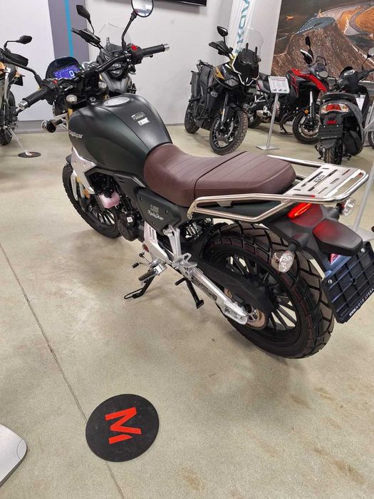 Motocicleta stil scrambler, Rockstar 125 cc, Permis A1, Rate !