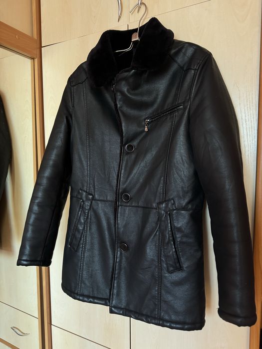 Дубленка зимняя, на парня, подростка