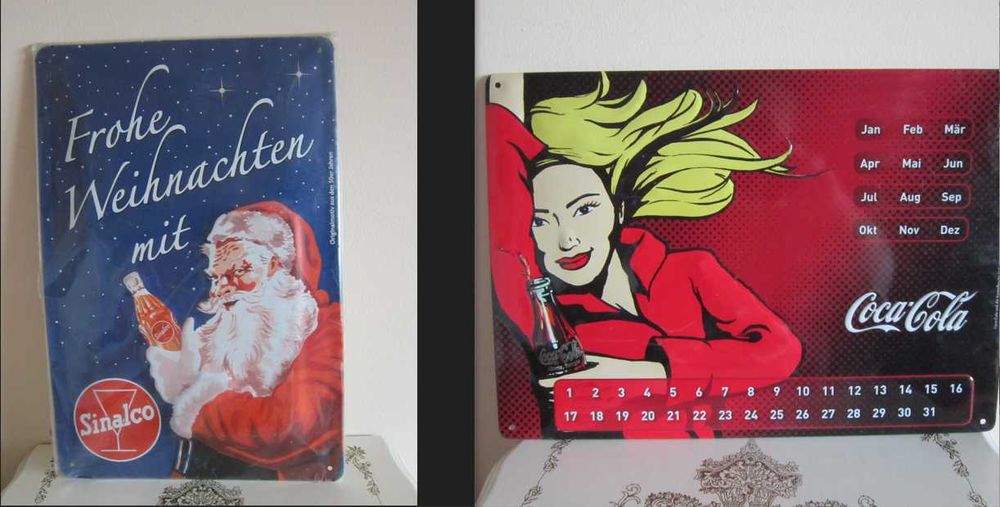 cadou Craciun Coca Cola Camion+ reclama 3D+calendar perpetuu