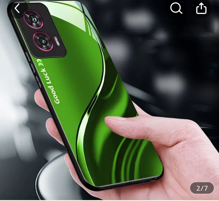 Стъклен кейс за Moto Edge 50 Fusion Motorola, Устойчив