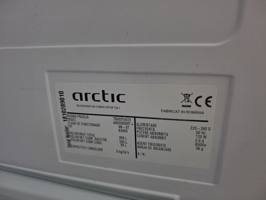 Frigider Arctic cu congelator Constanta