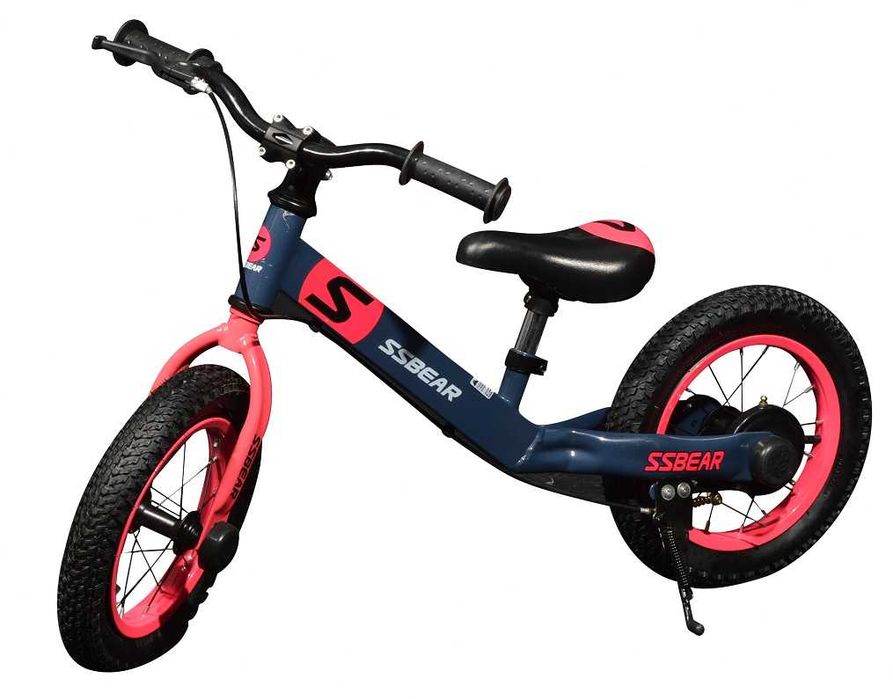 Bicicleta 12 inch fara pedale cu roti gonflabile si sistem franare