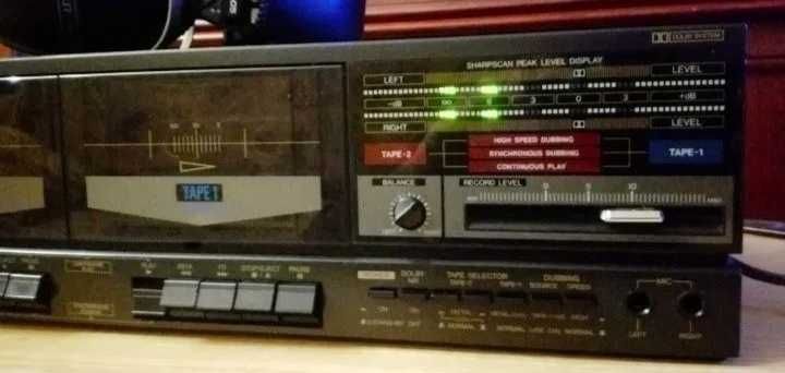 Шарп дека. SHARP дека кассетная.