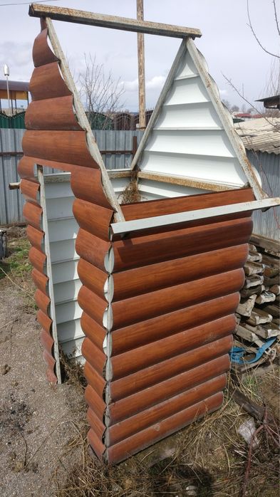 Уличный туалет, каркас