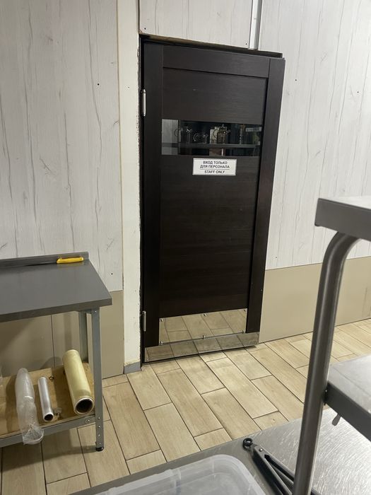 Барная дверь, маятниковая.