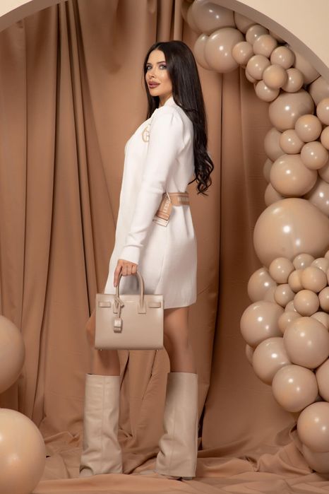 Жилетка С Подвижен Колан - Става И Като Рокля ЧИСТО НОВА ! ! ! Размер