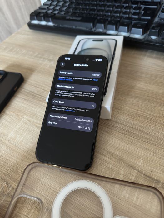 iPhone 15 black | ca nou | 16 cicluri  | Garantie