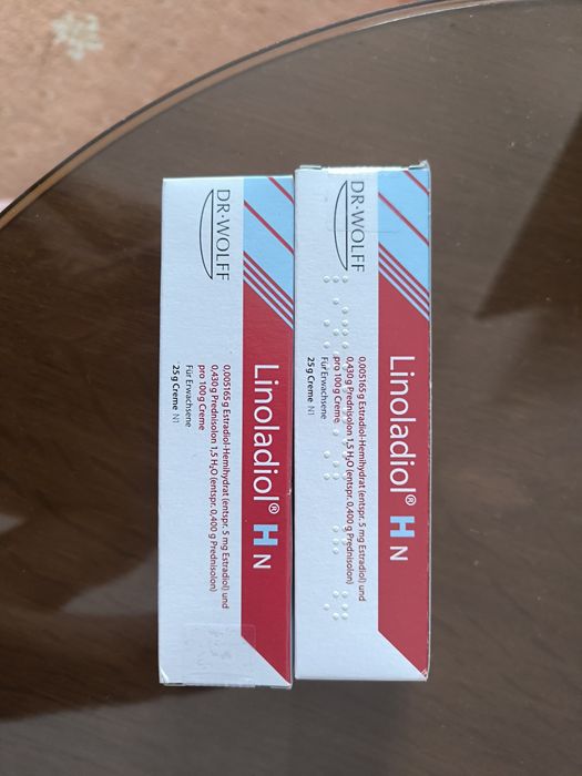 2 tuburi  LINOLADIOL H N Creme.