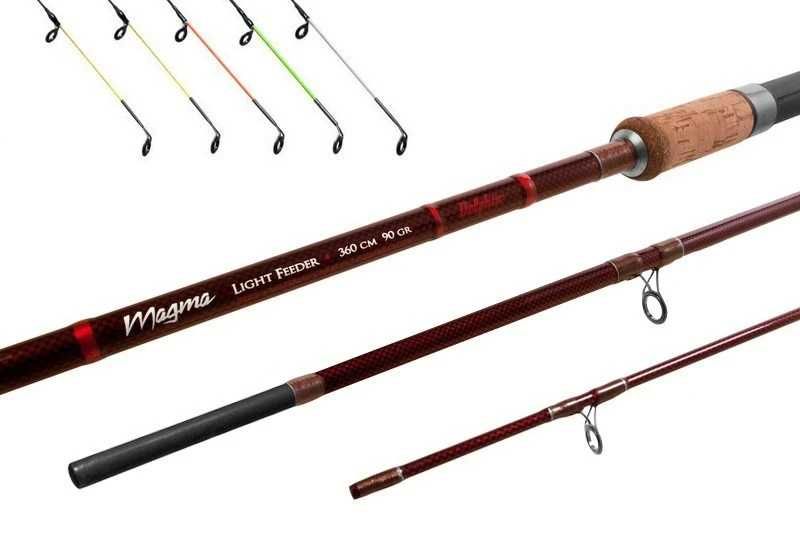 Lanseta Magma Short Feeder I 3,3 M/100 gr+5varfuri/set x 2 buc-Delphin