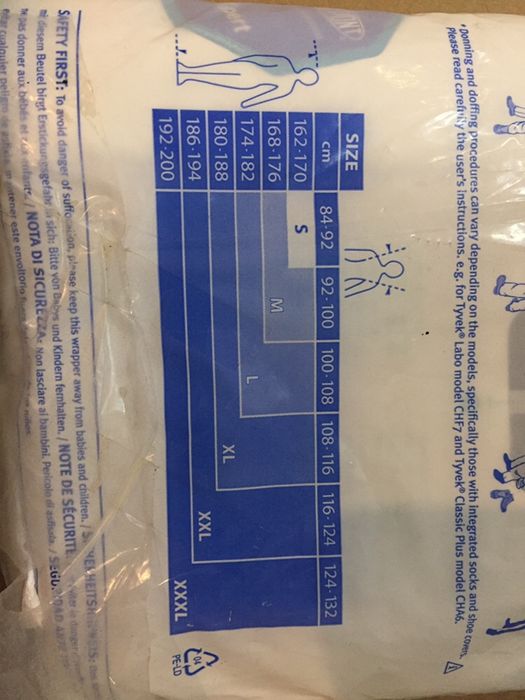 Предпазно облекло гащеризон Tyvek DuPont