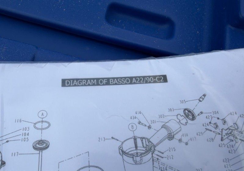 Pistol de cuie cu aer comprimat BASSO A22/90-C2