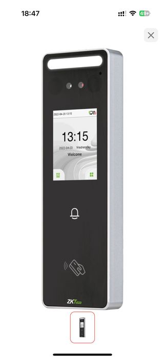 ZKTeco биометрическая система учета рабочего времени SpeedFace-V3L