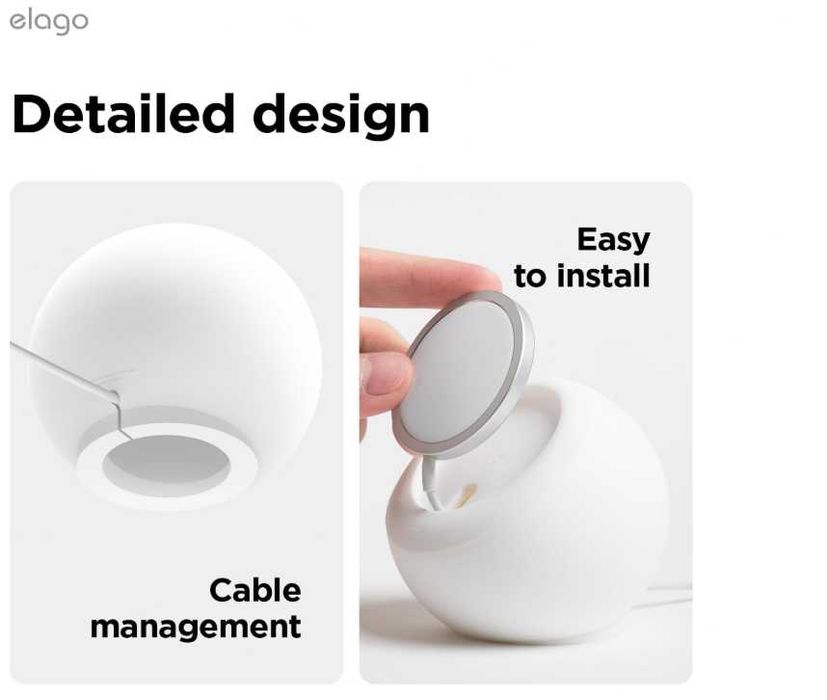 Suport MagSafe Elago MS2 iPhone - Design Sferic, NOU