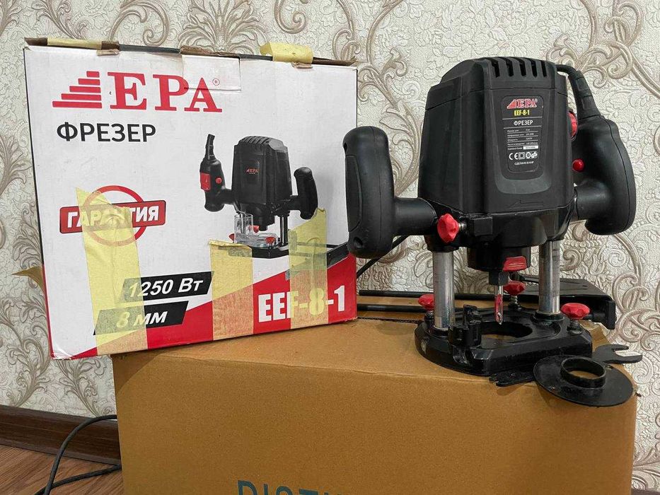 Продается пила торцовочная EPA ETP-1025-4, 1800 Вт Б/У И Фрезер EPA