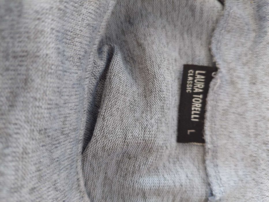 Блуза сива нова с надпис