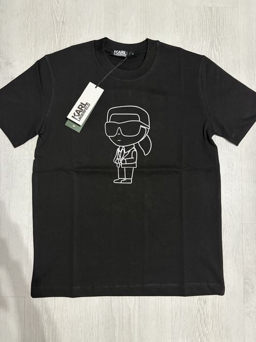 Tricou Negru Karl Lagerfeld