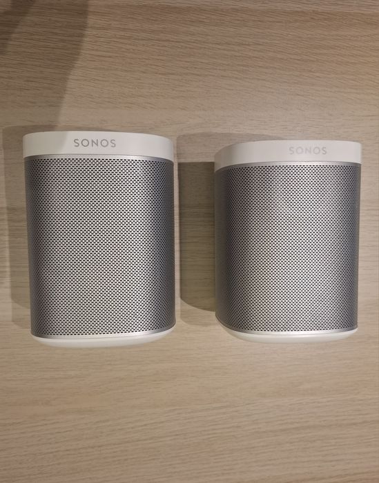 SET Boxe SONOS PLAY 1, WiFi MultiRoom Airplay Sunet Premium Stereo