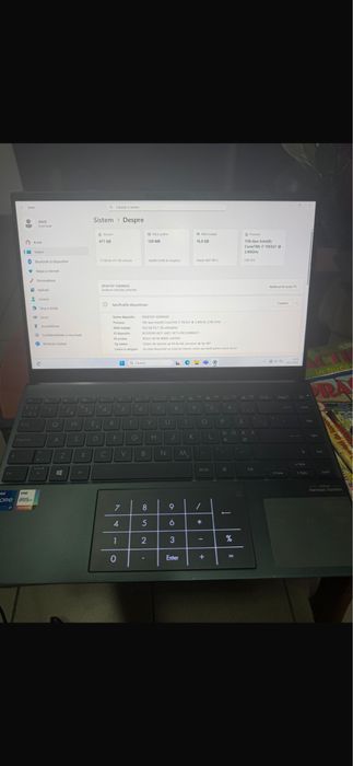 Laptop Asus ZenBook 14 UX425EA | Intel I7 Gen 11 |16GB RAM 512GB SSD