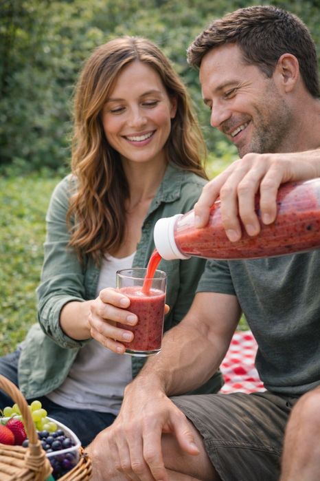 Преносим електрически мини блендер 400 мл – Свежо смути навсякъде