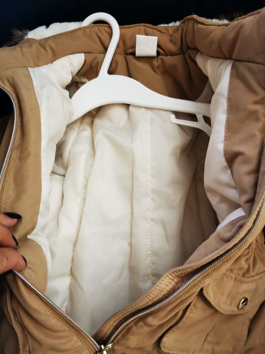 Geaca parka vătuita, mărimea 74, brand H&M