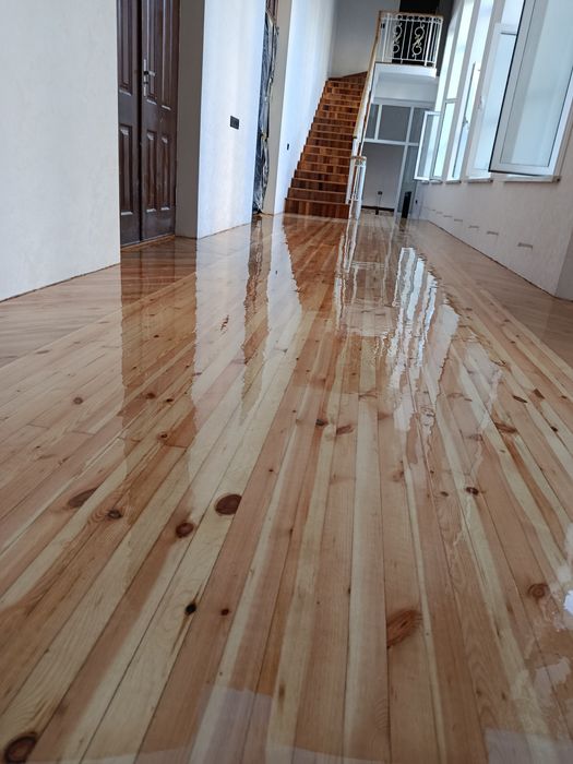 Pol ustasi, shlifovka pol parket