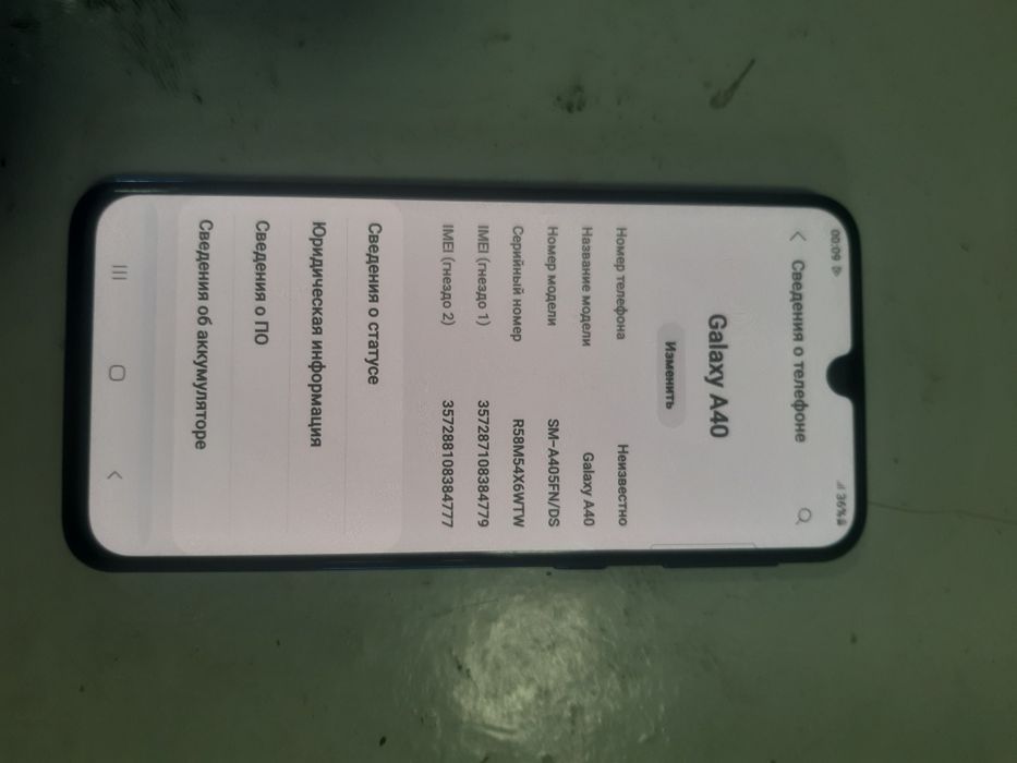 Samsung A40 sotilodi