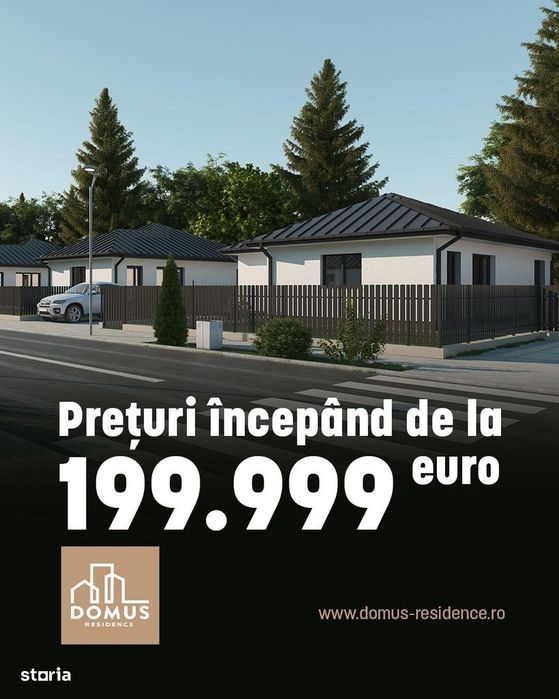 Case Pe Un Nivel In Faza 2 A Cartierului Domus Residence, Cristian, Bv