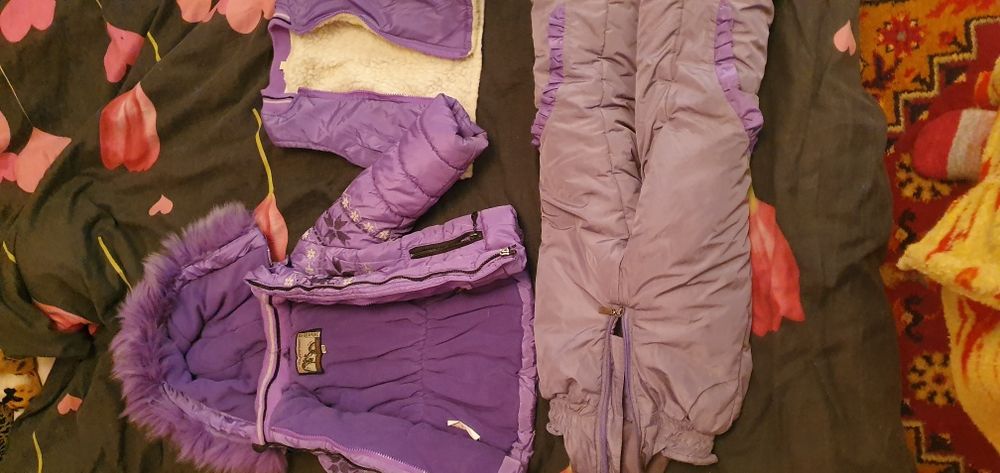 Зимний комплект на девочку