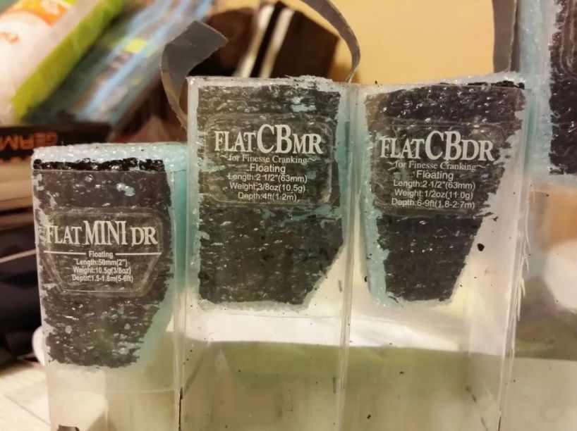 Voblere LUCKY CRAFT Flat si Fat. Made in Japan. NOI!