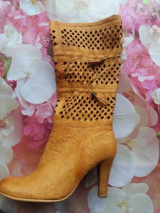 Сапоги из натуральной кожи  40 размер